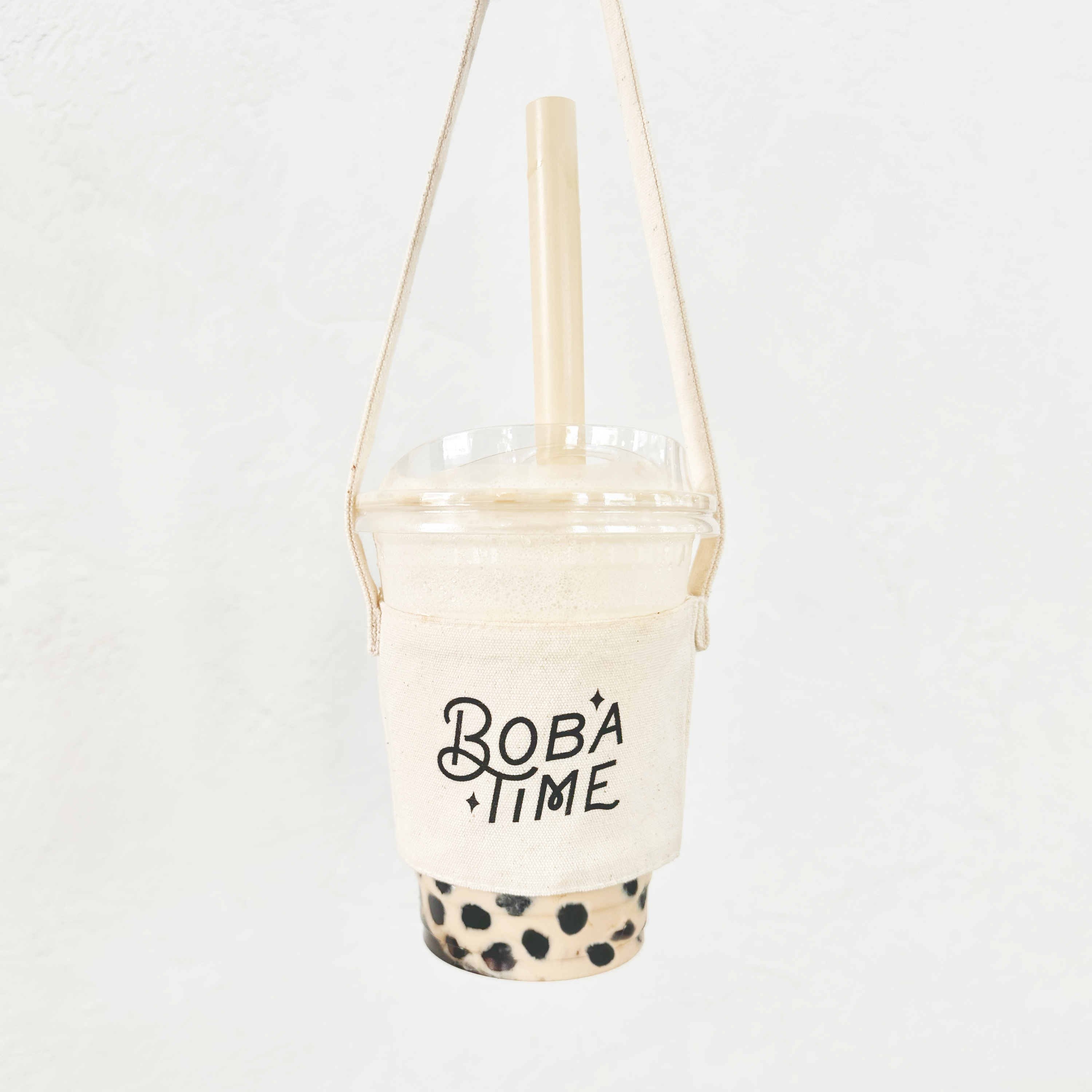 Boba Time glass cup